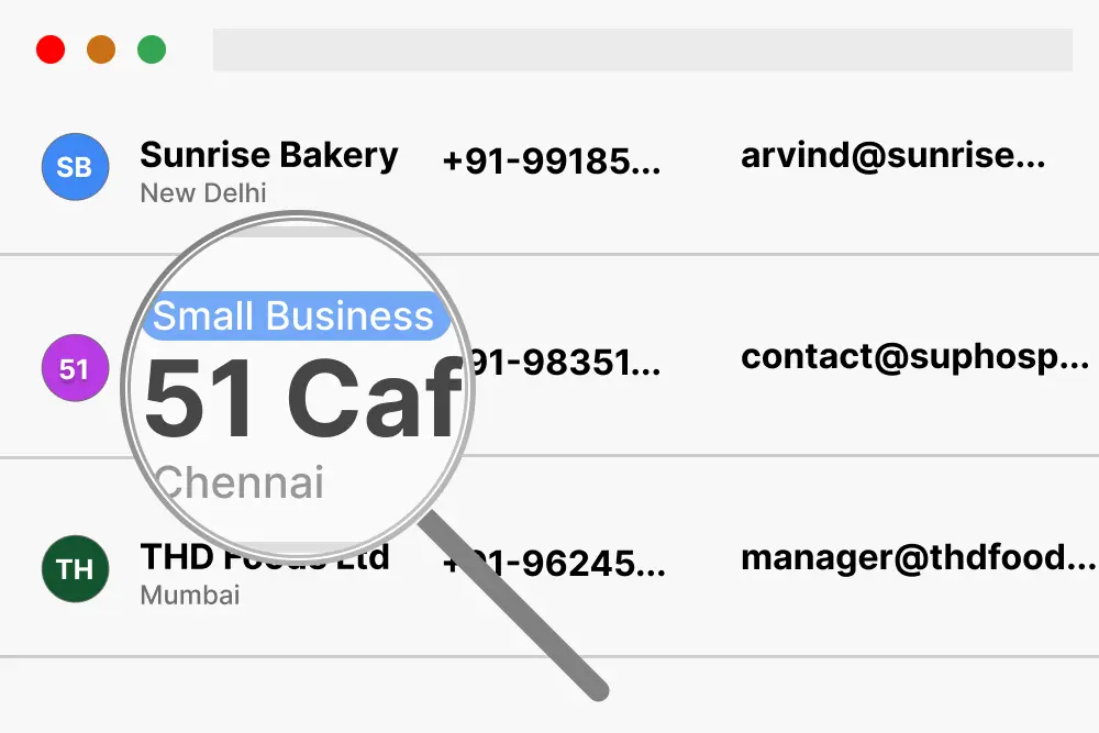 List of identified companies visiting a website